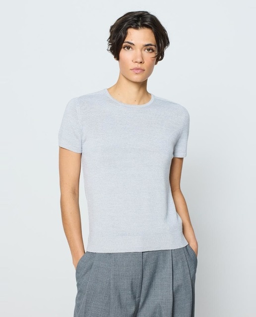 Imagen 0 de Twinset de mujer de cuello redondo