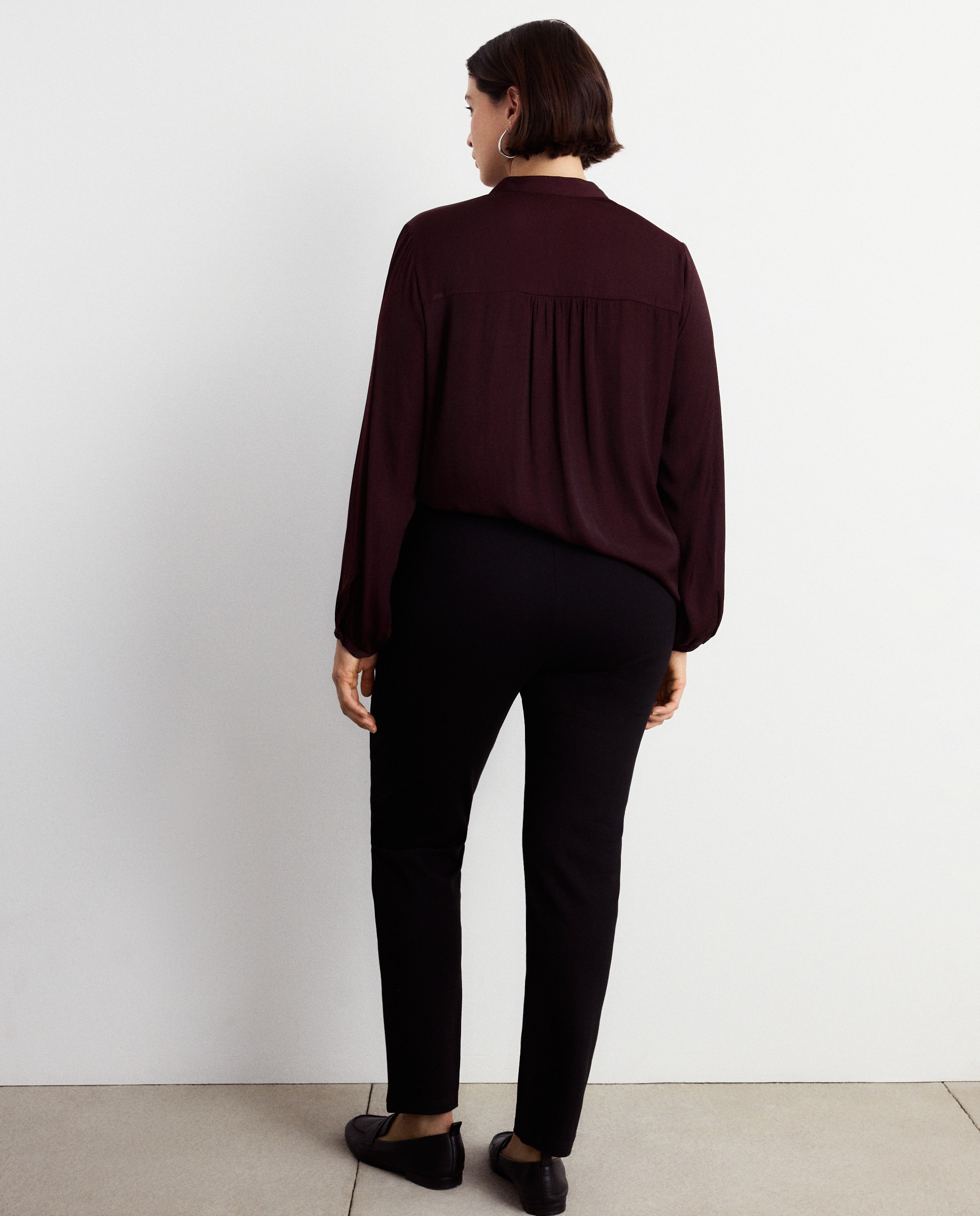 Calças de Malha Roma Preto-3