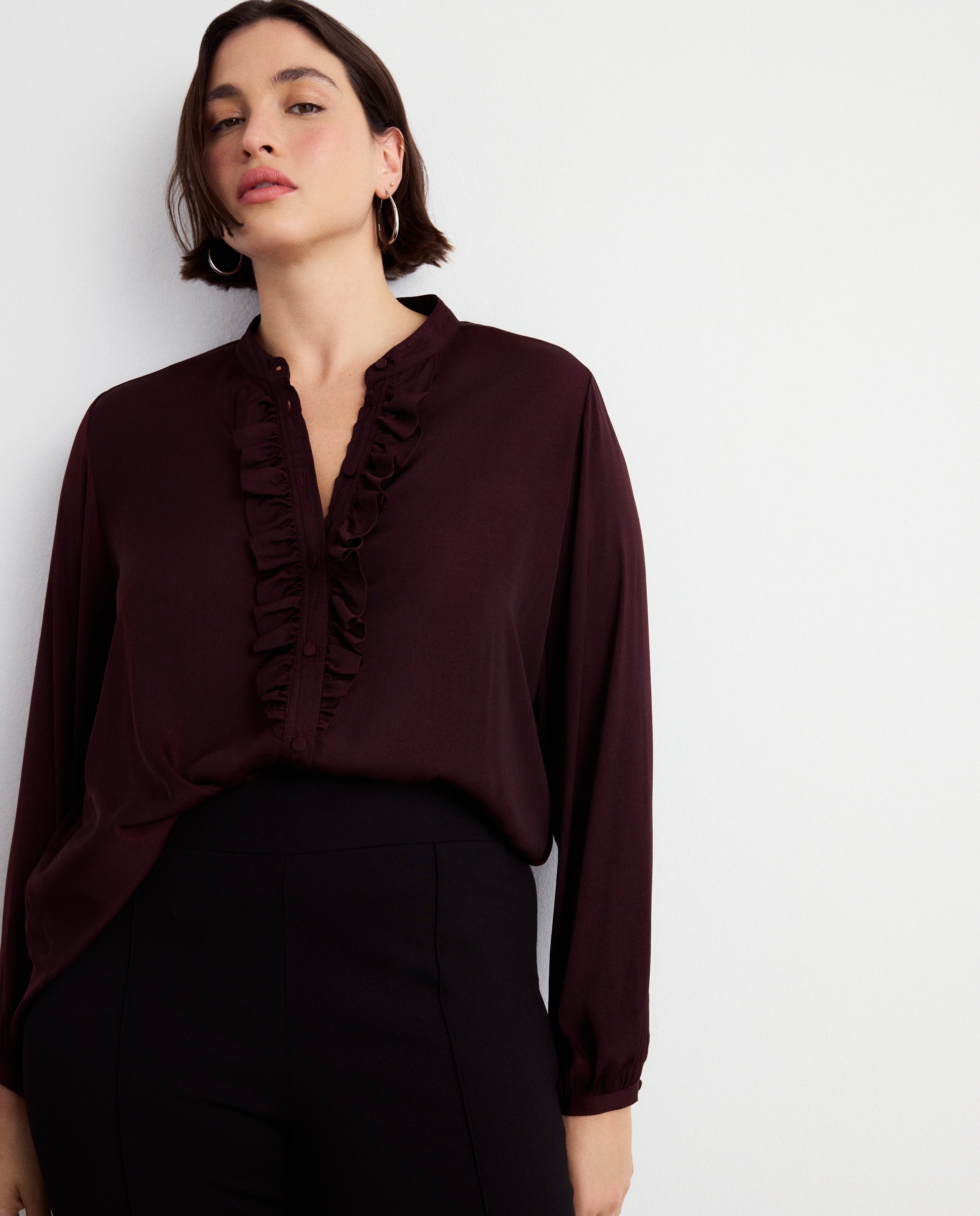 Calças de Malha Roma Preto-4