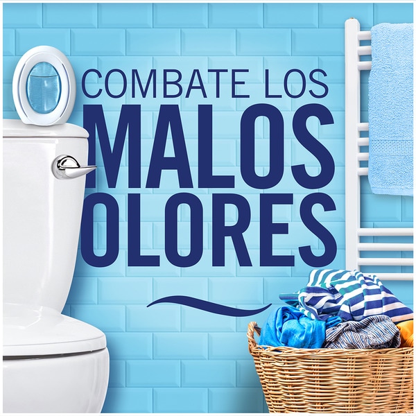 Lufterfrischer für das Bad Air Mist Febreze 2 in 1 Cookie und Vanille Blister 1 Einheit