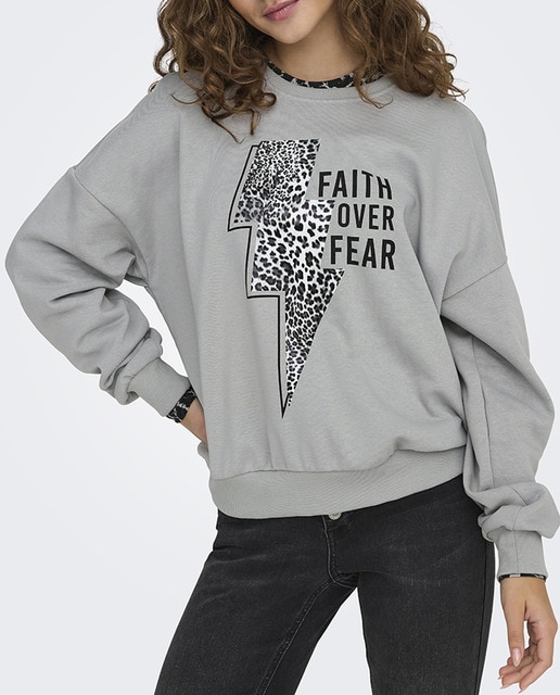 Imagen 0 de Sudadera de mujer cuello redondo.