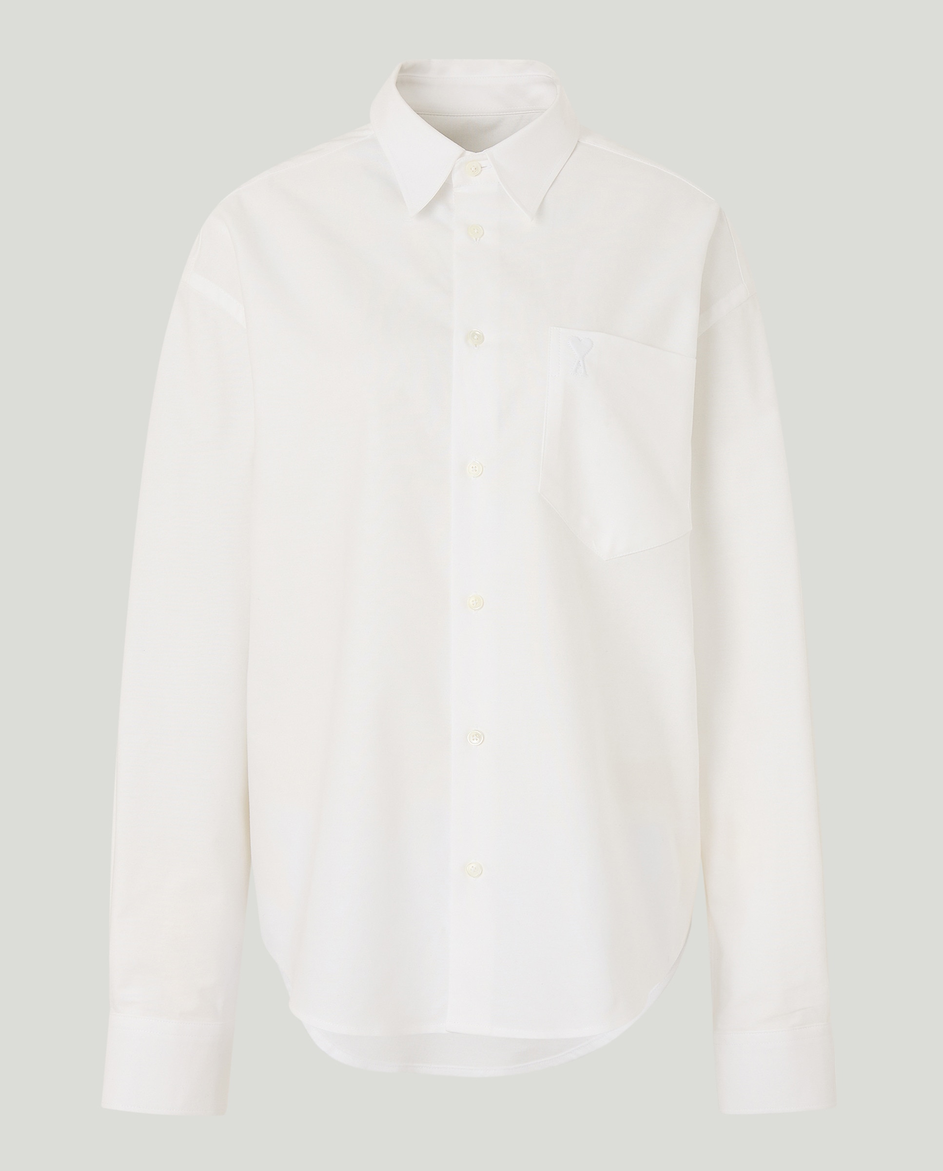 Camisa de algodón Blanco-1