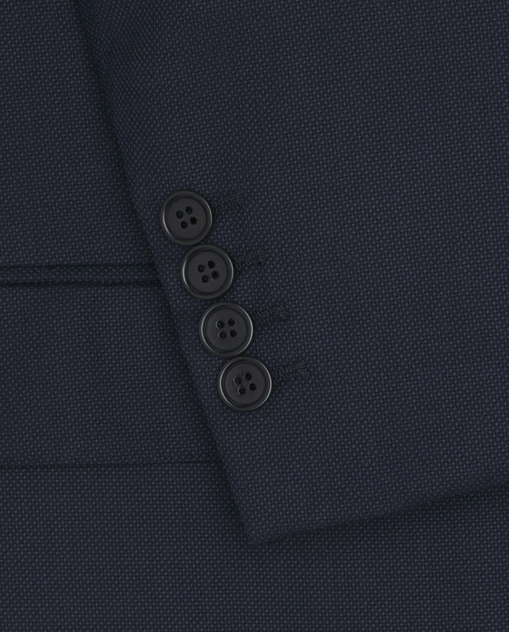 Fato Regular Fit com Olho-de-Perdiz Azul-marinho-2