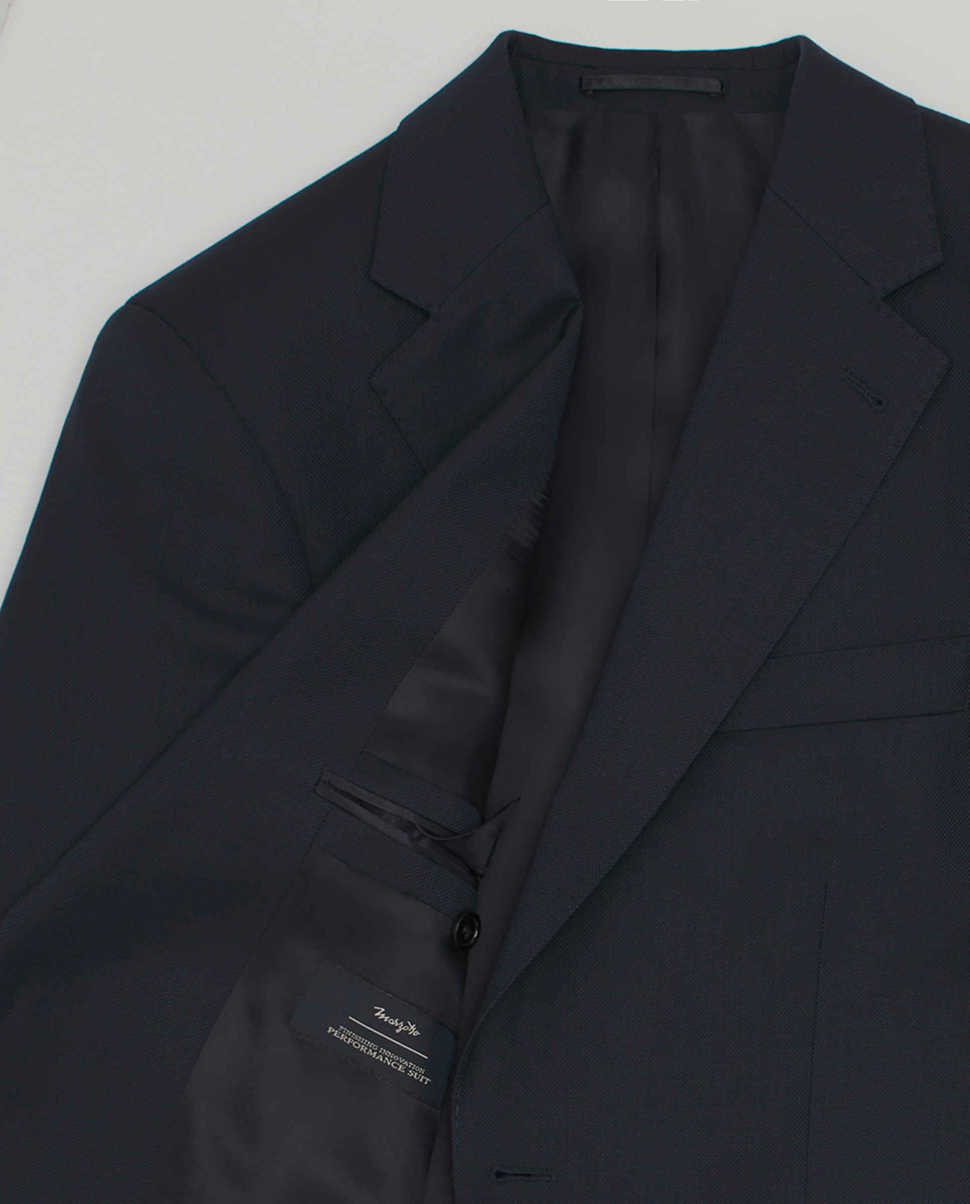 Fato Regular Fit Pin Point Azul-4