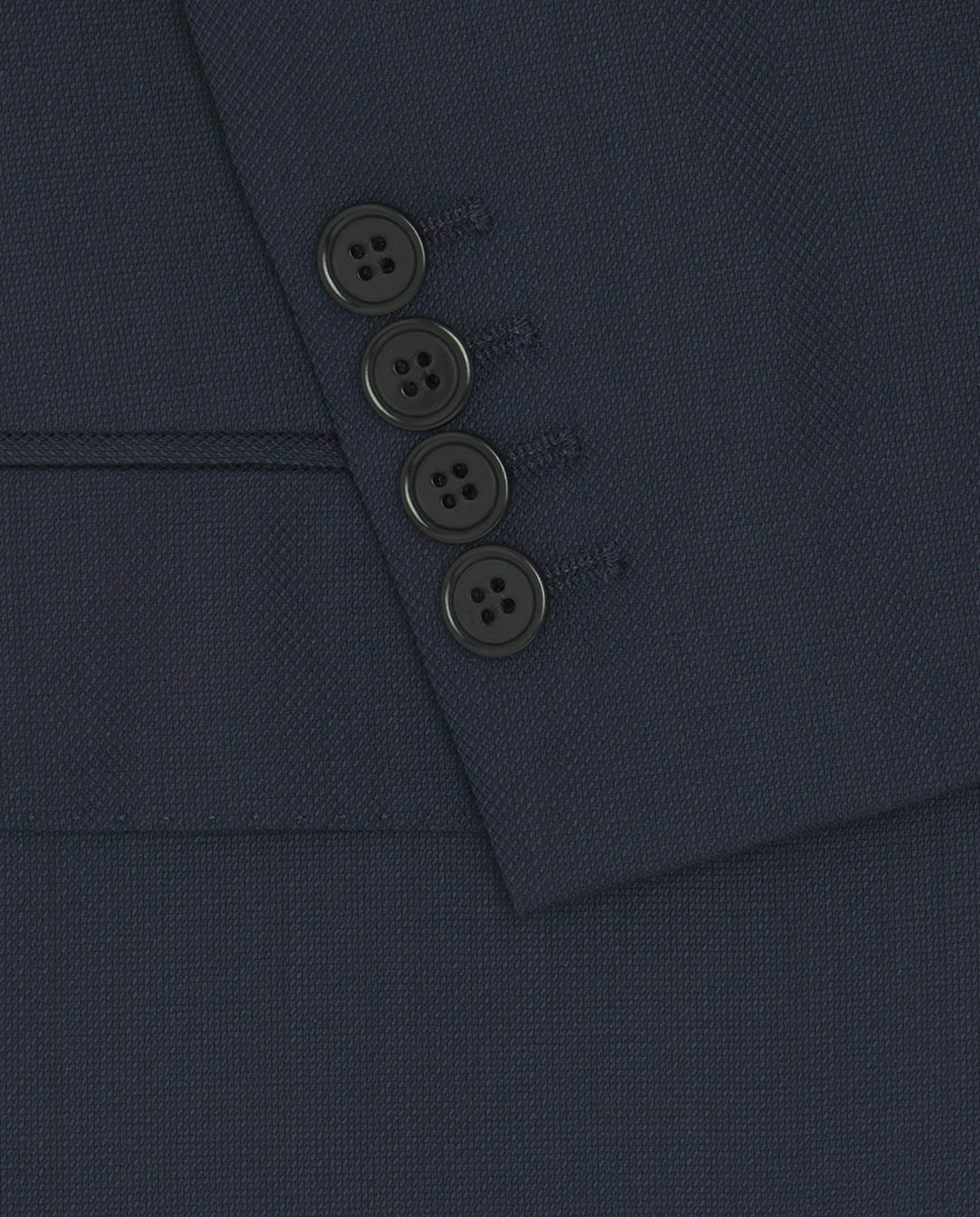 Fato Regular Fit Pin Point Azul-2