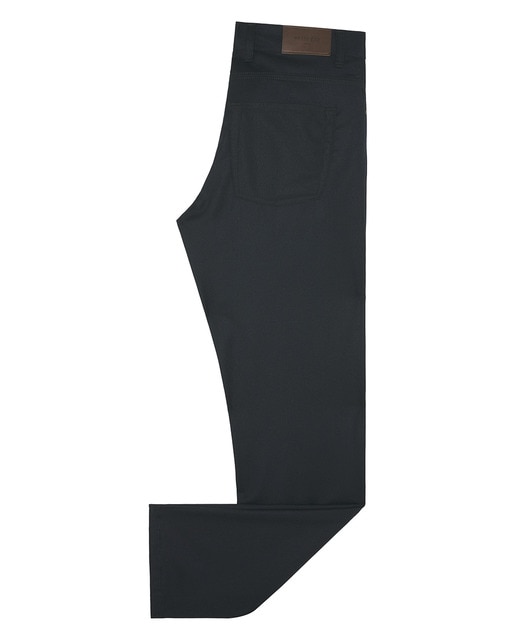 Imagem 0 de Calças de Cinco Bolsos Regular Fit em Flanela Stretch