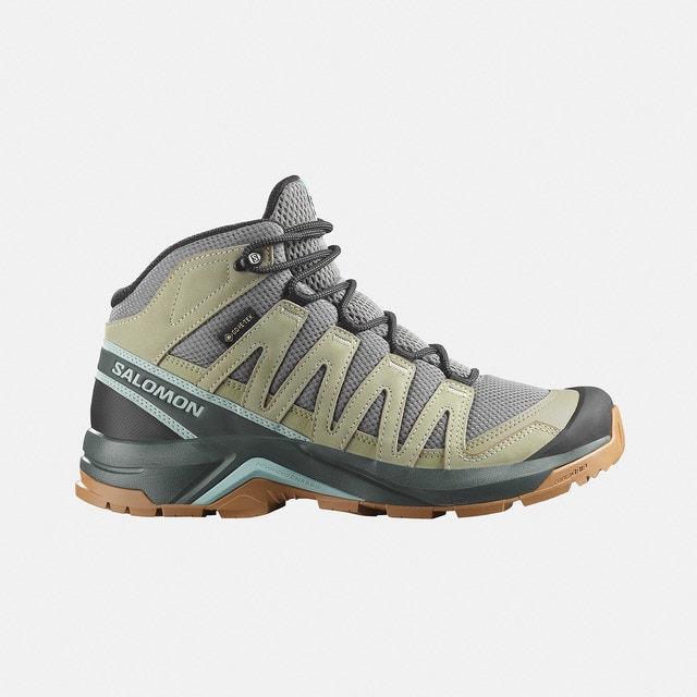 Imagen 0 de Zapatillas de senderismo de piel para mujer X-ADVENTURE RECON MID GTX W SALOMON