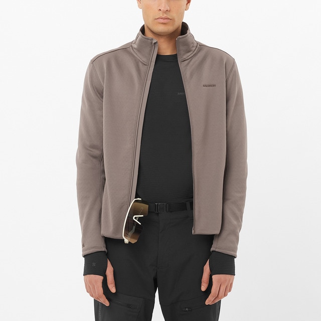 Imagen 0 de Chaqueta intermedia de cremallera completa para hombre OUTLINE WARM FLEECE FZ M SALOMON