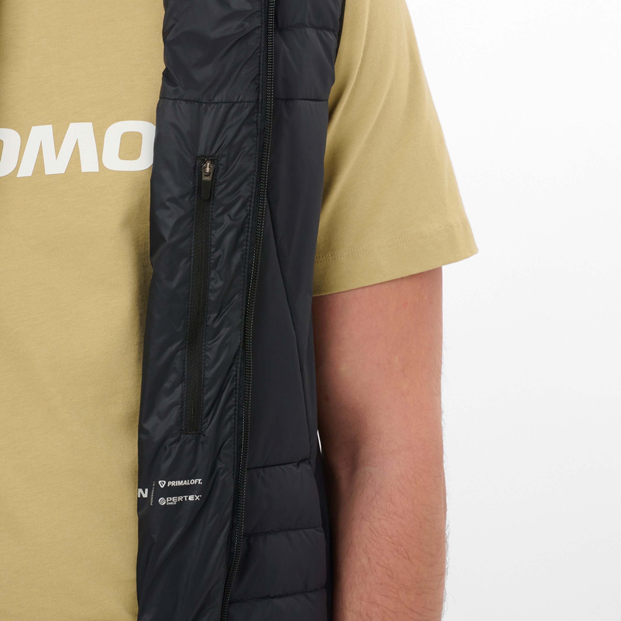 Chaqueta aislada con capucha para hombre RFLX VEST M SALOMON - Negro Negro-6
