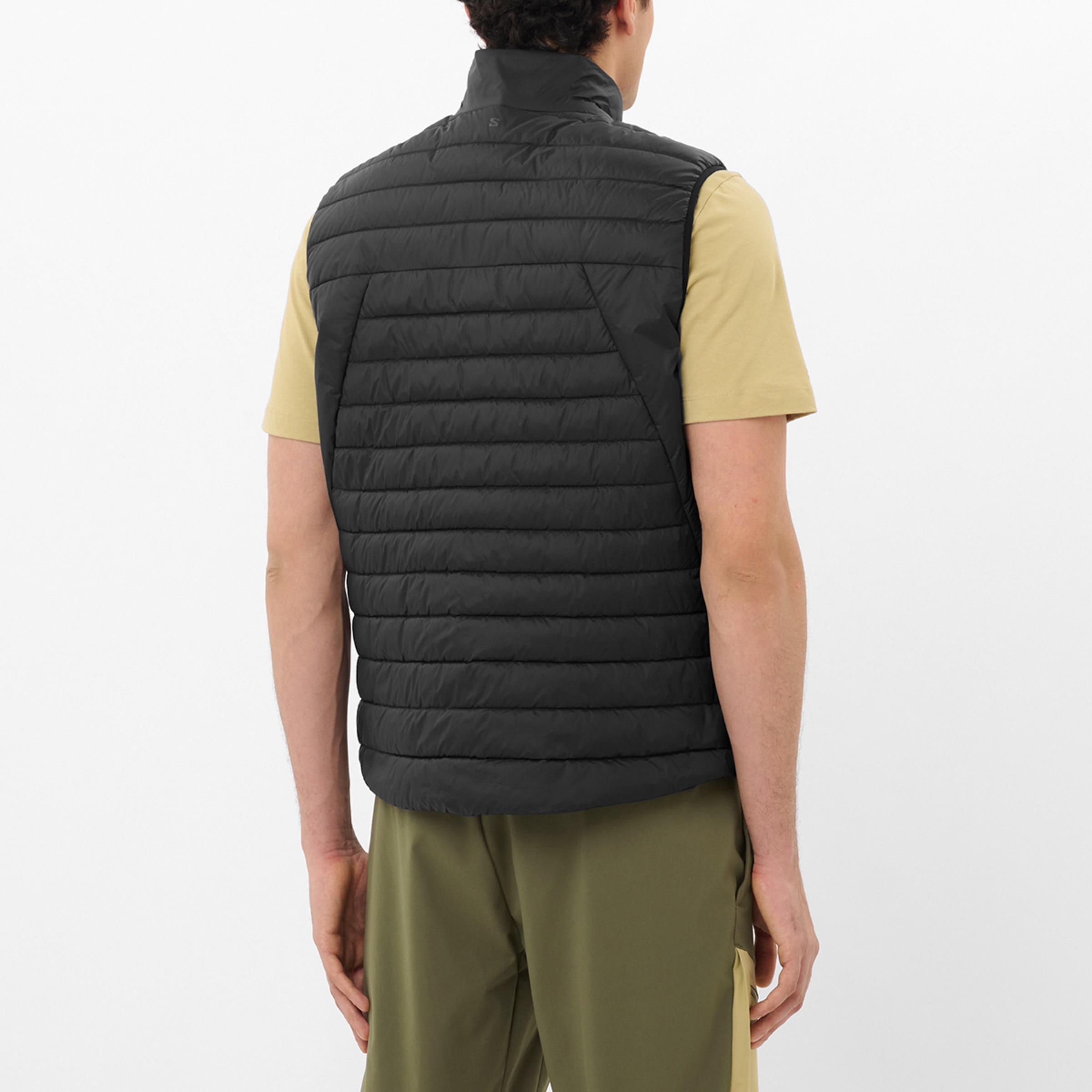 Chaqueta aislada con capucha para hombre RFLX VEST M SALOMON - Negro Negro-4