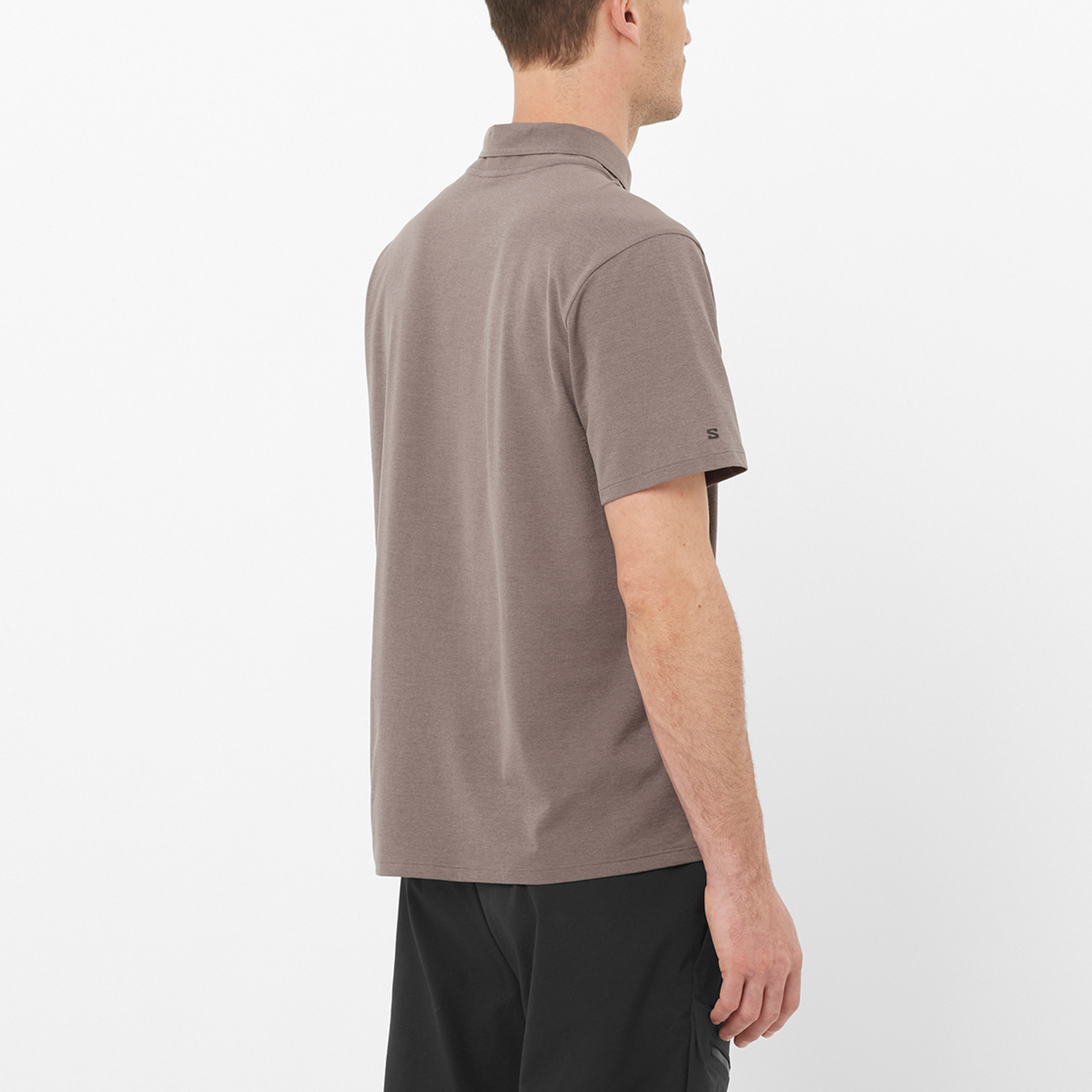 Imagen 4 de Polo de manga corta para hombre TRACKLINE POLO M SALOMON - Rojo Rojo