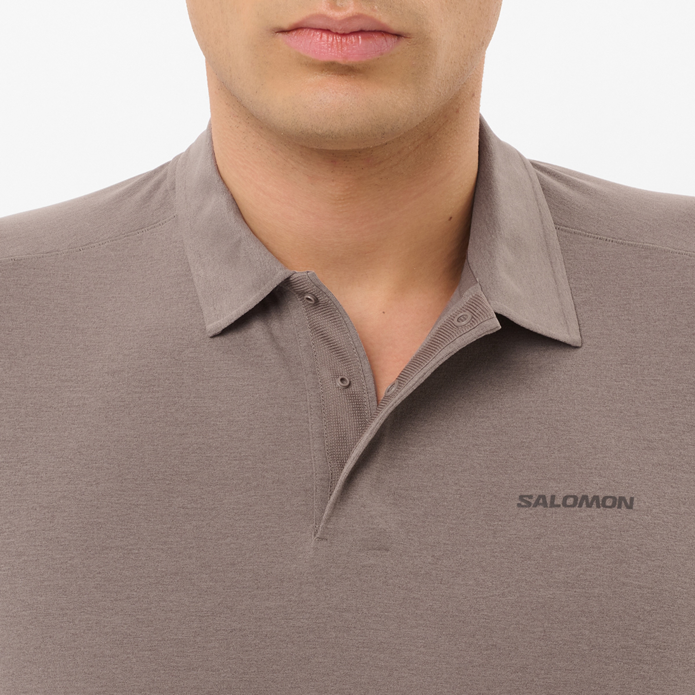 Imagen 3 de Polo de manga corta para hombre TRACKLINE POLO M SALOMON - Rojo Rojo