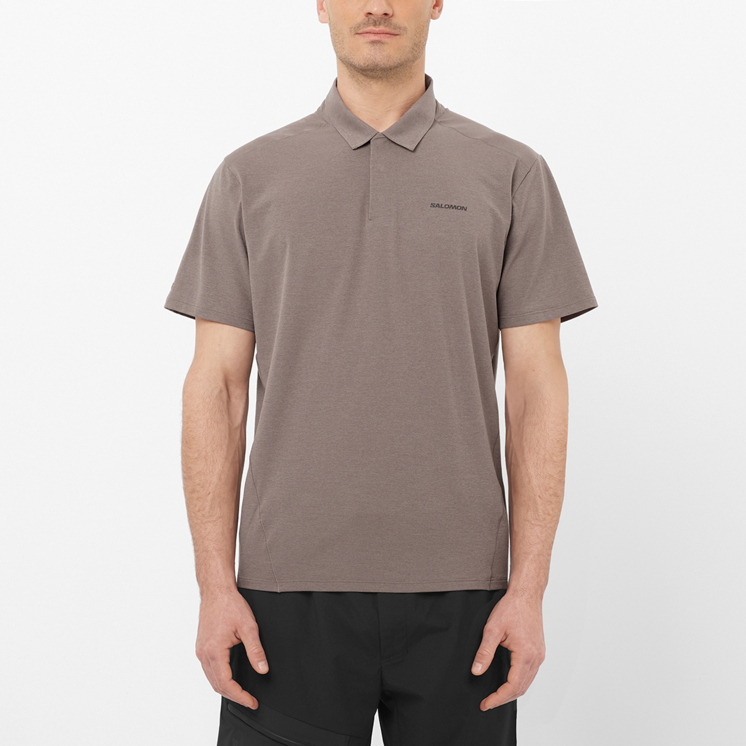 Imagen 1 de Polo de manga corta para hombre TRACKLINE POLO M SALOMON Rojo