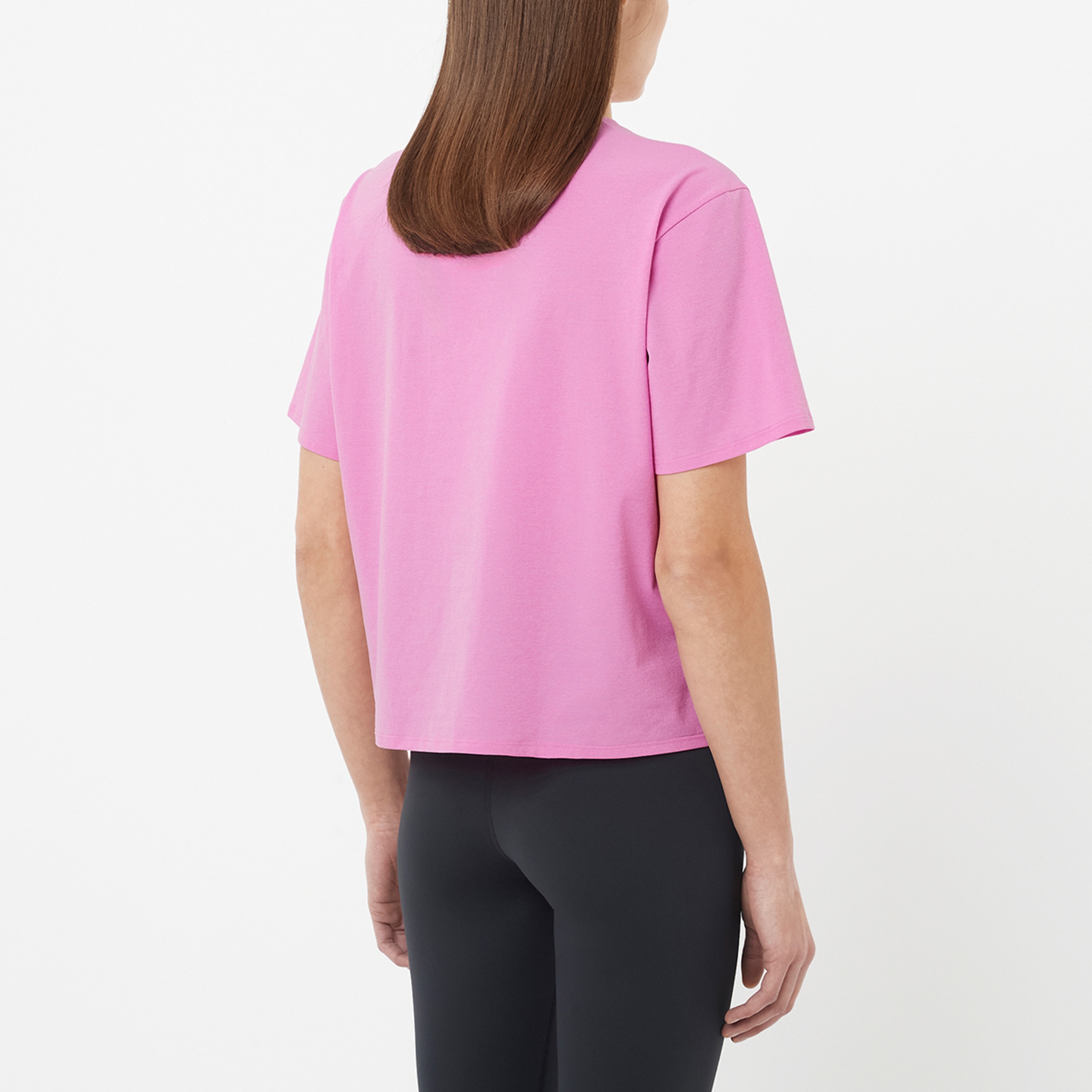 Camiseta de manga corta para mujer TRACKLINE SS TEE W SALOMON - Rosa Rosa-5
