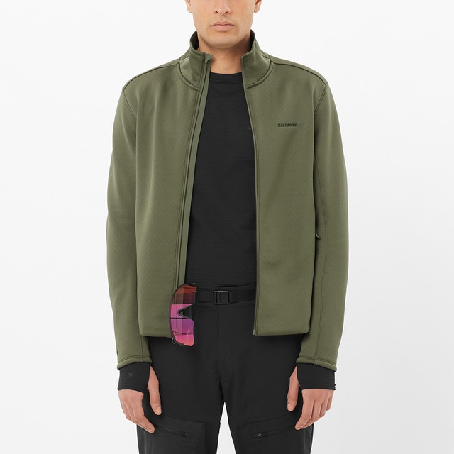 Imagen 0 de Chaqueta intermedia de cremallera completa para hombre OUTLINE WARM FLEECE FZ M SALOMON