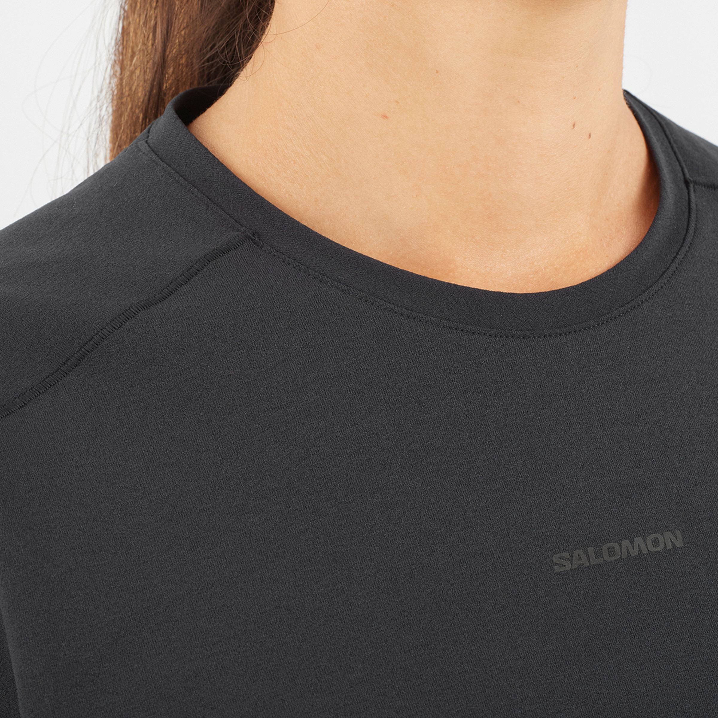 Imagen 4 de Camiseta de manga corta para mujer TRACKLINE SS TEE W SALOMON - Negro Negro