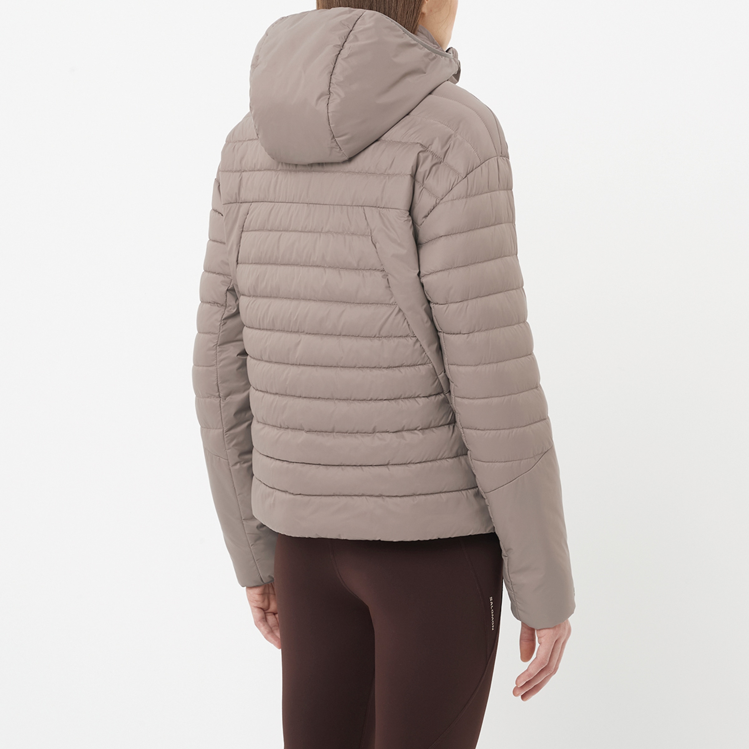 Chaqueta aislada con capucha para mujer RFLX HD JKT W SALOMON - Rojo Rojo-4