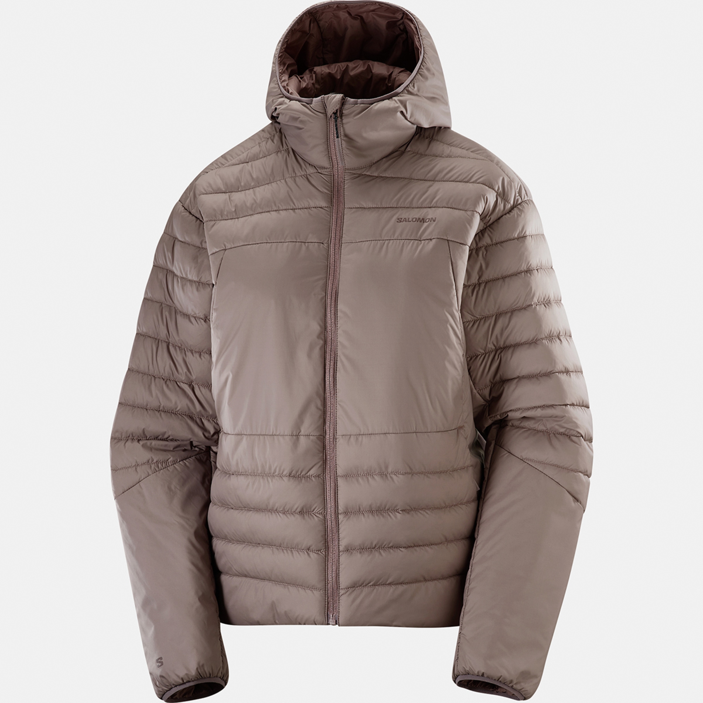 Chaqueta aislada con capucha para mujer RFLX HD JKT W SALOMON - Rojo Rojo-9