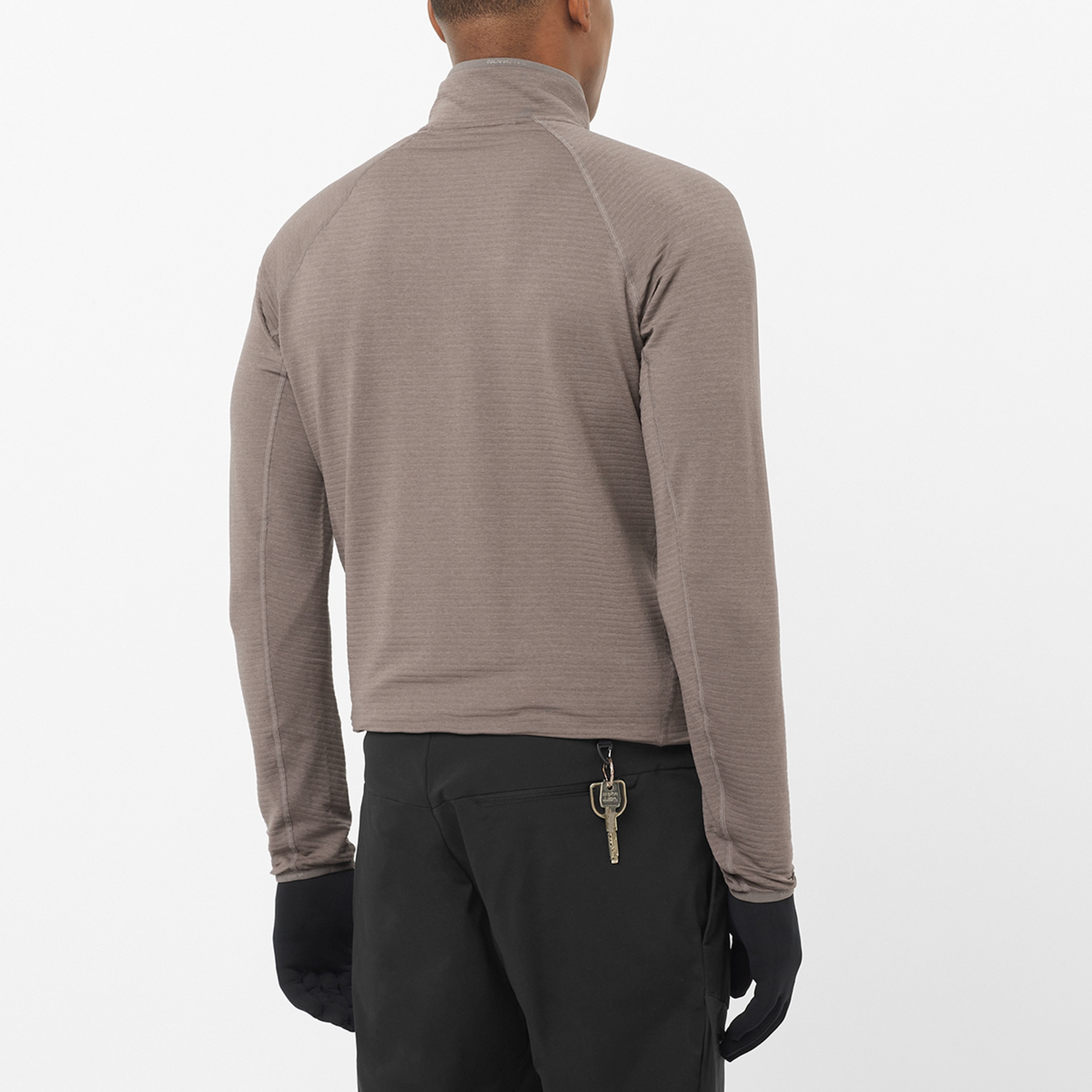 Imagen 2 de Chaqueta intermedia de cremallera completa para hombre SNTIAL LIGHTWARM FZ M SALOMON - Rojo Rojo