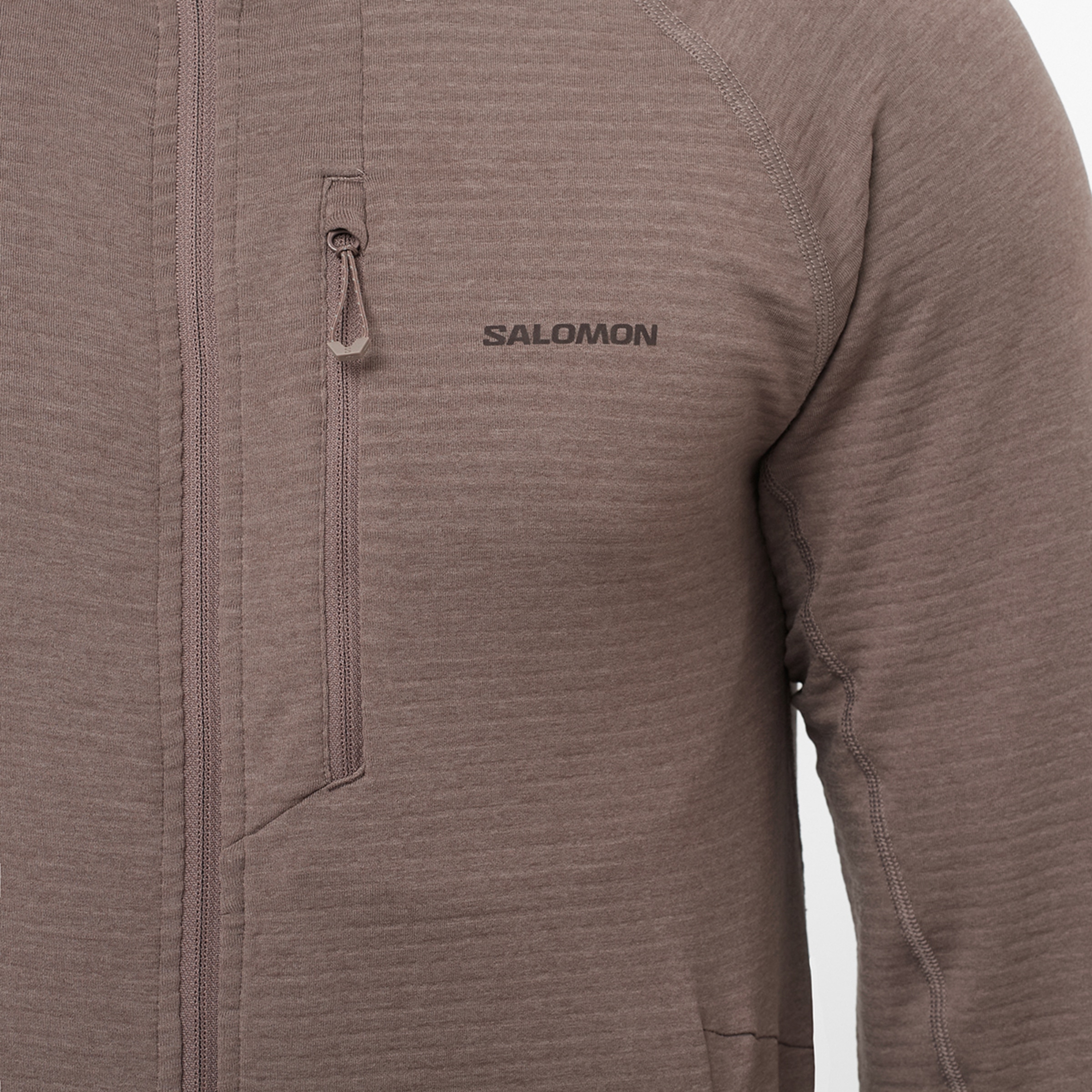 Imagen 5 de Chaqueta intermedia de cremallera completa para hombre SNTIAL LIGHTWARM FZ M SALOMON - Rojo Rojo