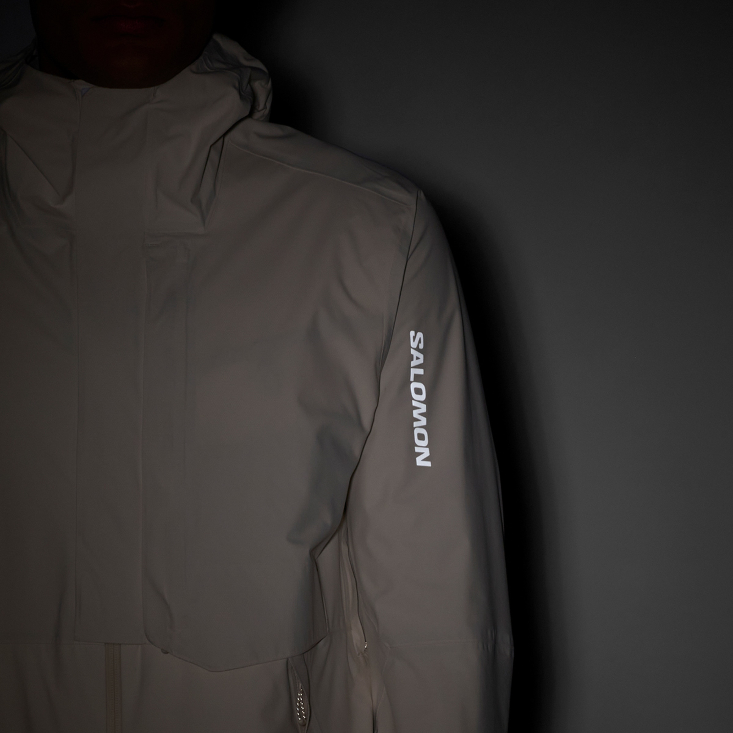Chaqueta shell para hombre OUTERPATH PRO 2.5L JKT M SALOMON - Blanco Blanco-10