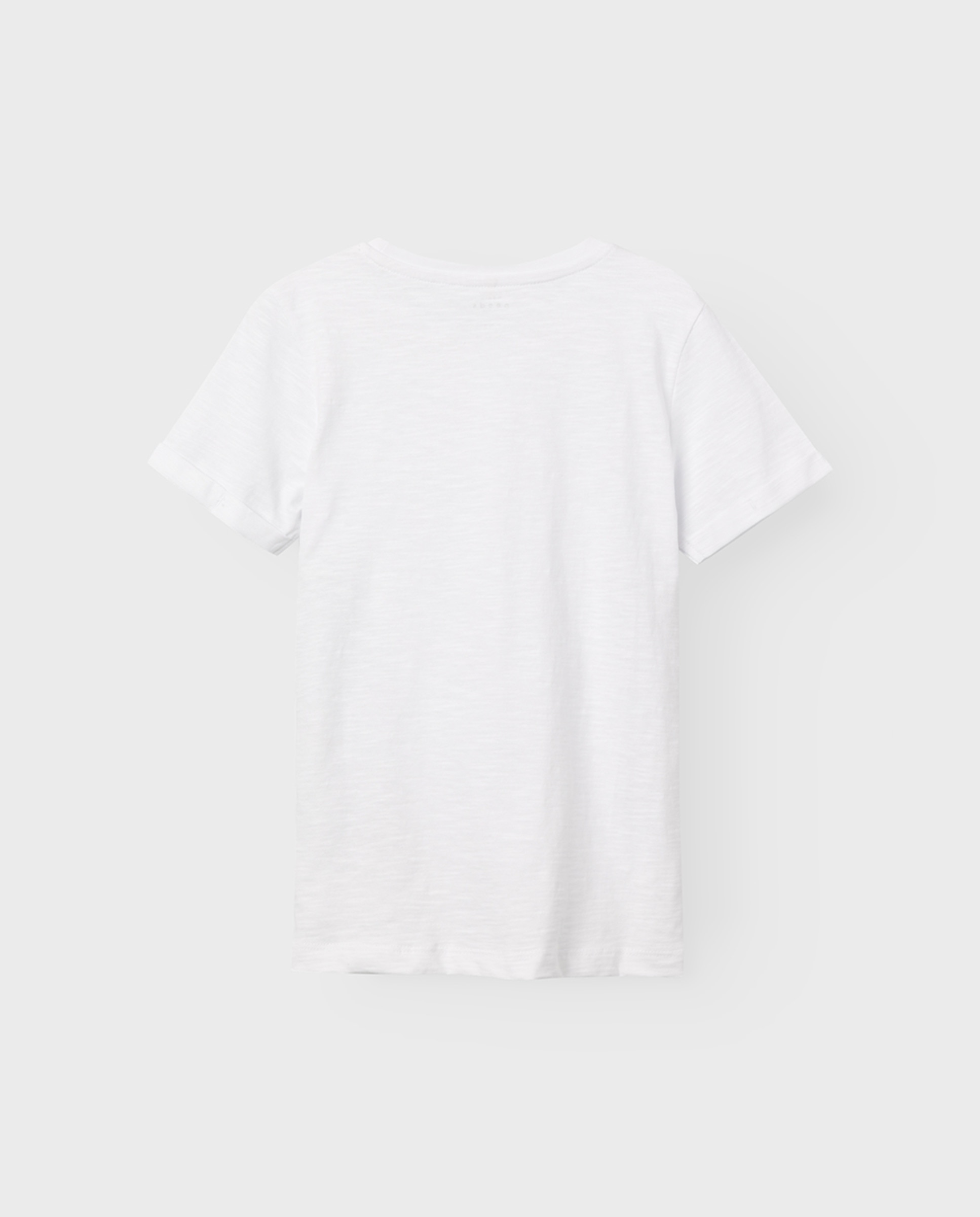 T-shirt de Manga Curta com Detalhe de Bolso name it Branco-2