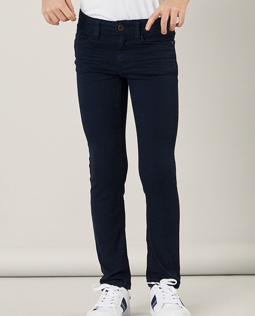 Imagen 0 de Pantalón de niño azul stretch