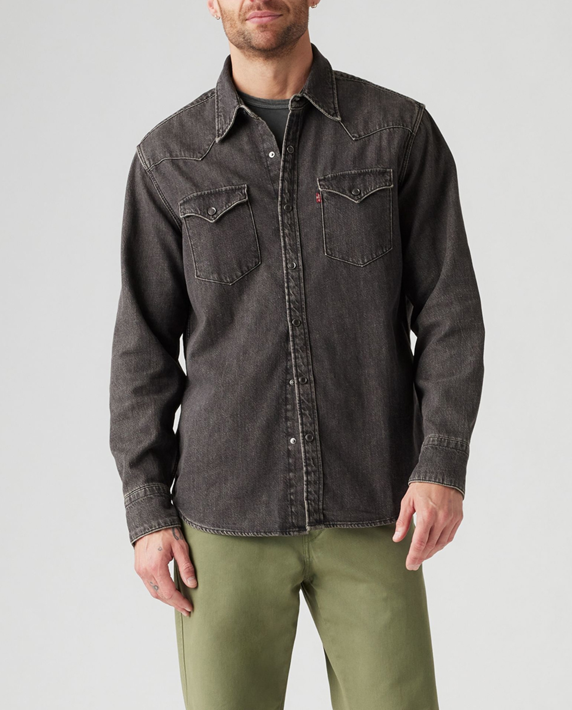 Imagen 0 de Camisa de hombre de manga larga fit regular