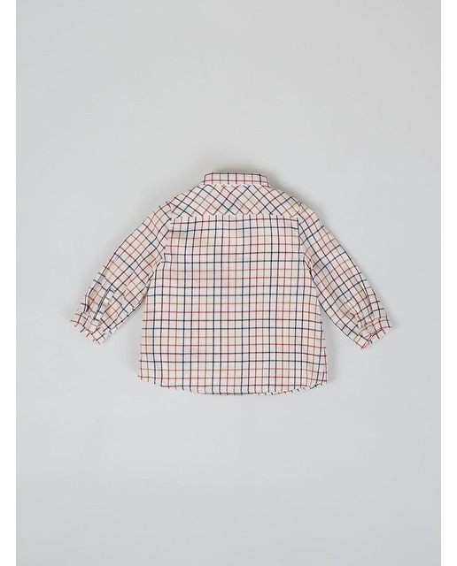 Imagen 0 de Camisa cuadros cuello botón mu