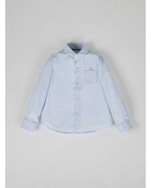 Imagen 0 de Camisa ceremonia azul bebé