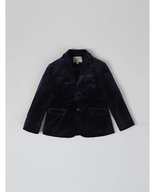 Imagen 0 de Blazer terciopelo azul marino