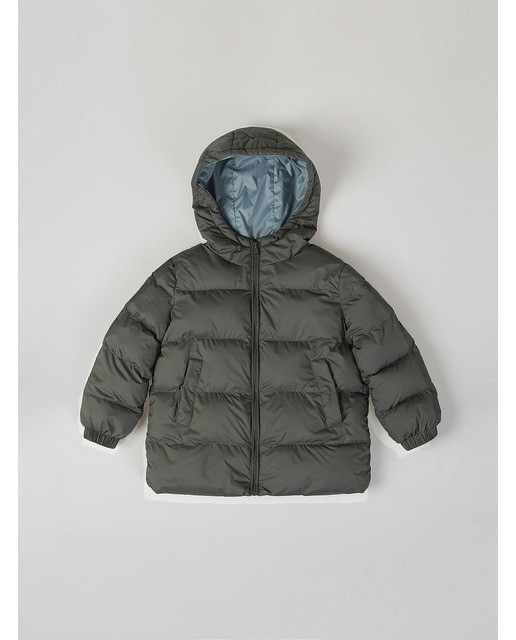 Imagen 0 de Plumífero capucha corto verde