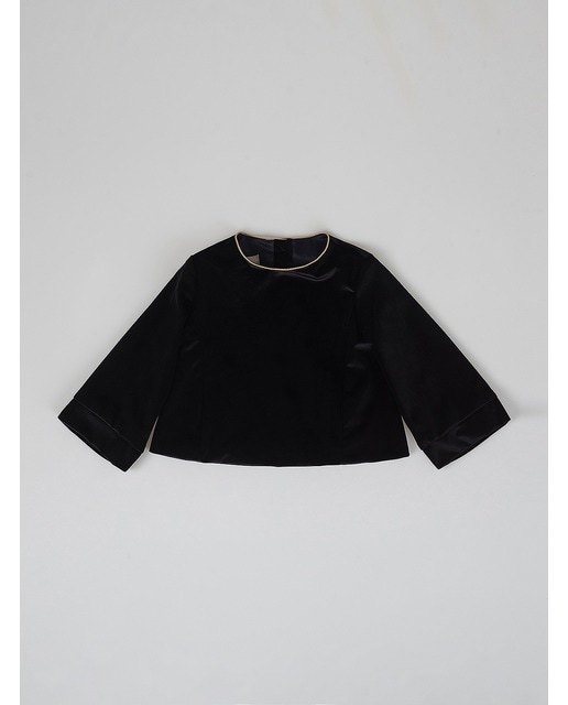 Imagen 0 de Blusa terciopelo vivo dorado n