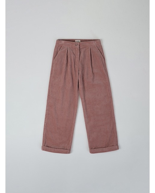 Imagen 0 de Pantalón pana ancha pinzas ros