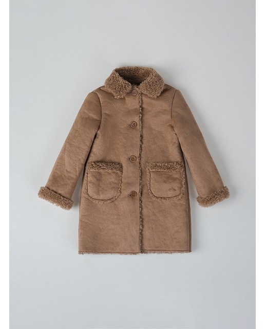 Imagen 0 de Abrigo largo doble faz caramel