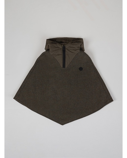 Imagen 0 de Capa capucha nylon verde botel