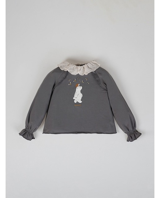 Imagen 0 de Camiseta contraste cuello oso