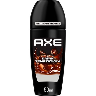 Desodorizante Dark Temptation Roll-On embalagem 50 ml - Axe Dry