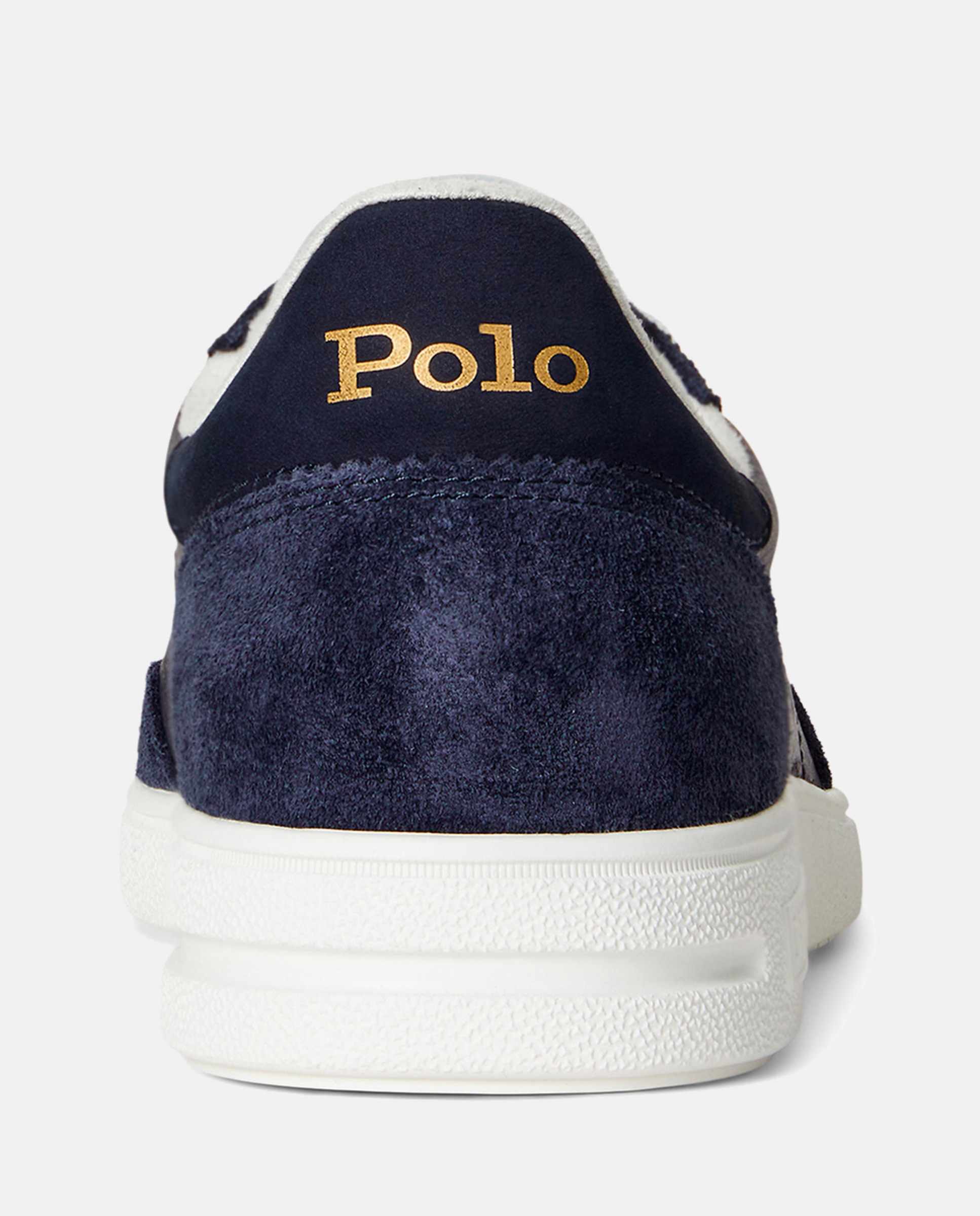 Sapatilhas Baixas Bedford em Pele Azul-marinho-7