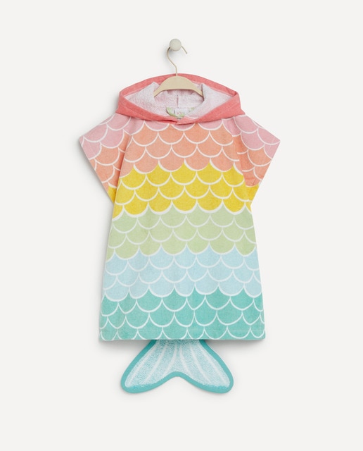 Imagen 0 de Poncho de playa infantil Sirena Mini Home - El Corte Inglés