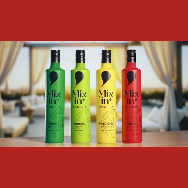 ready-to-drink mojito cocktail bottle 70 cl