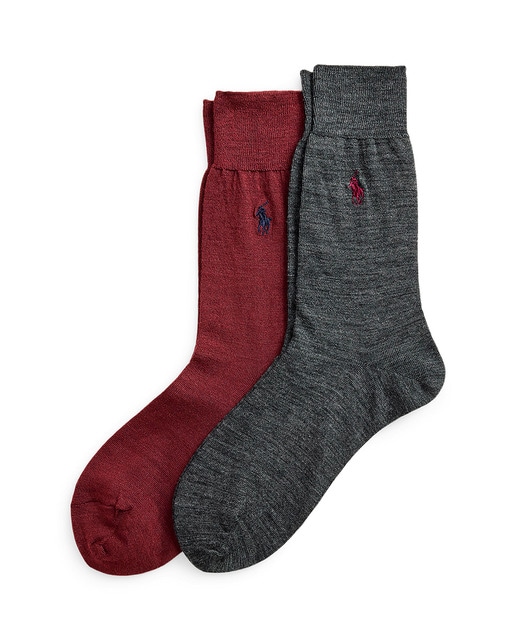 Imagen 0 de Pack de 2 pares de calcetines de hombre cortos con caballo bordado