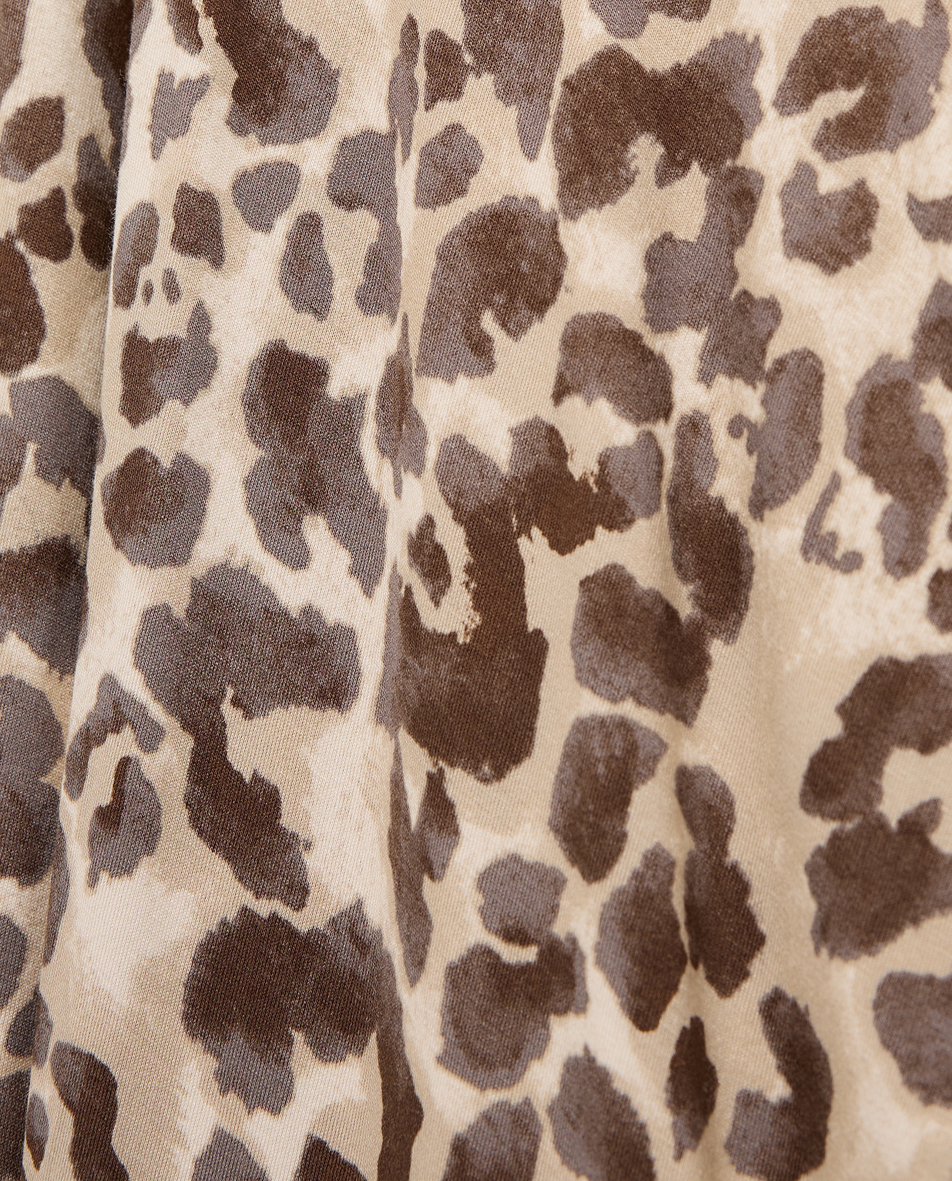 Camisola de Manga Comprida Lisa Castanho-6