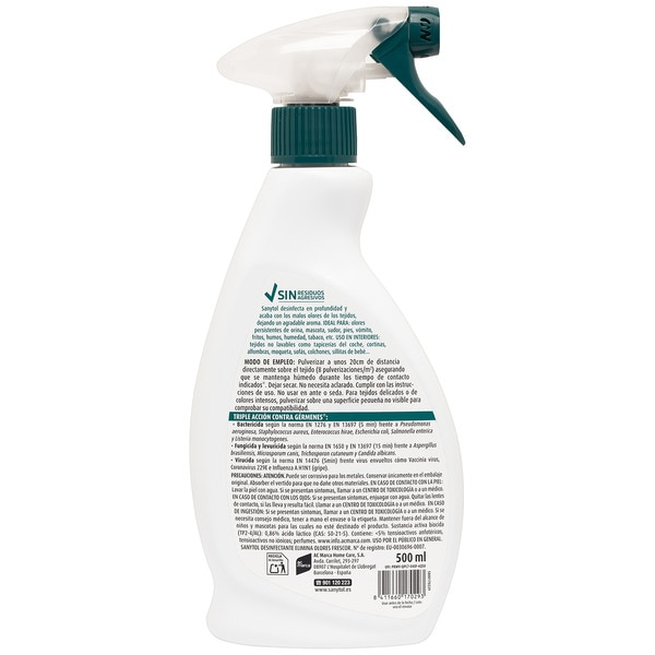 Desinfektionsmittel Textil-Geruchsentferner Pistole 500 ml
