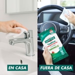 Reinigungstücher-Desinfektionsmittel ohne Ausspülen ohne Bleichlauge Eukalyptus Paket 30 Einheiten kompostierbar