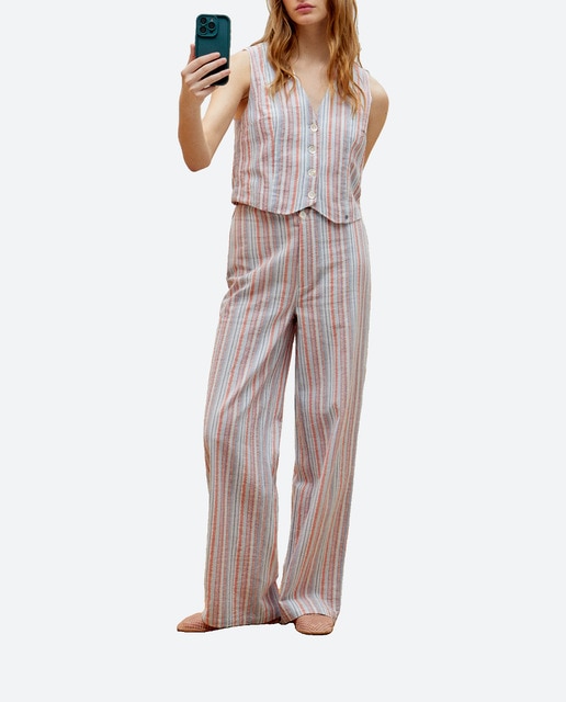 Imagen 0 de Pantalón rayas mujer