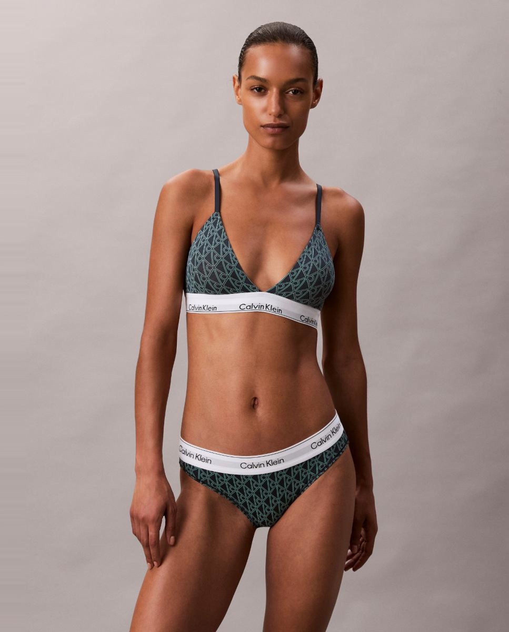 Soutien Triangular Icon Cotton Modal Verde-4