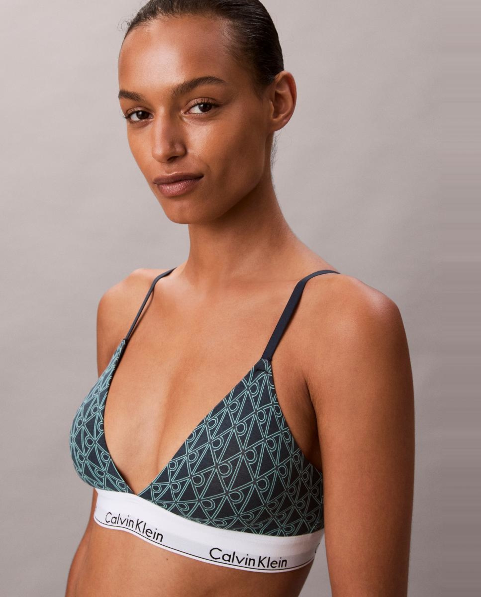 Soutien Triangular Icon Cotton Modal Verde-3