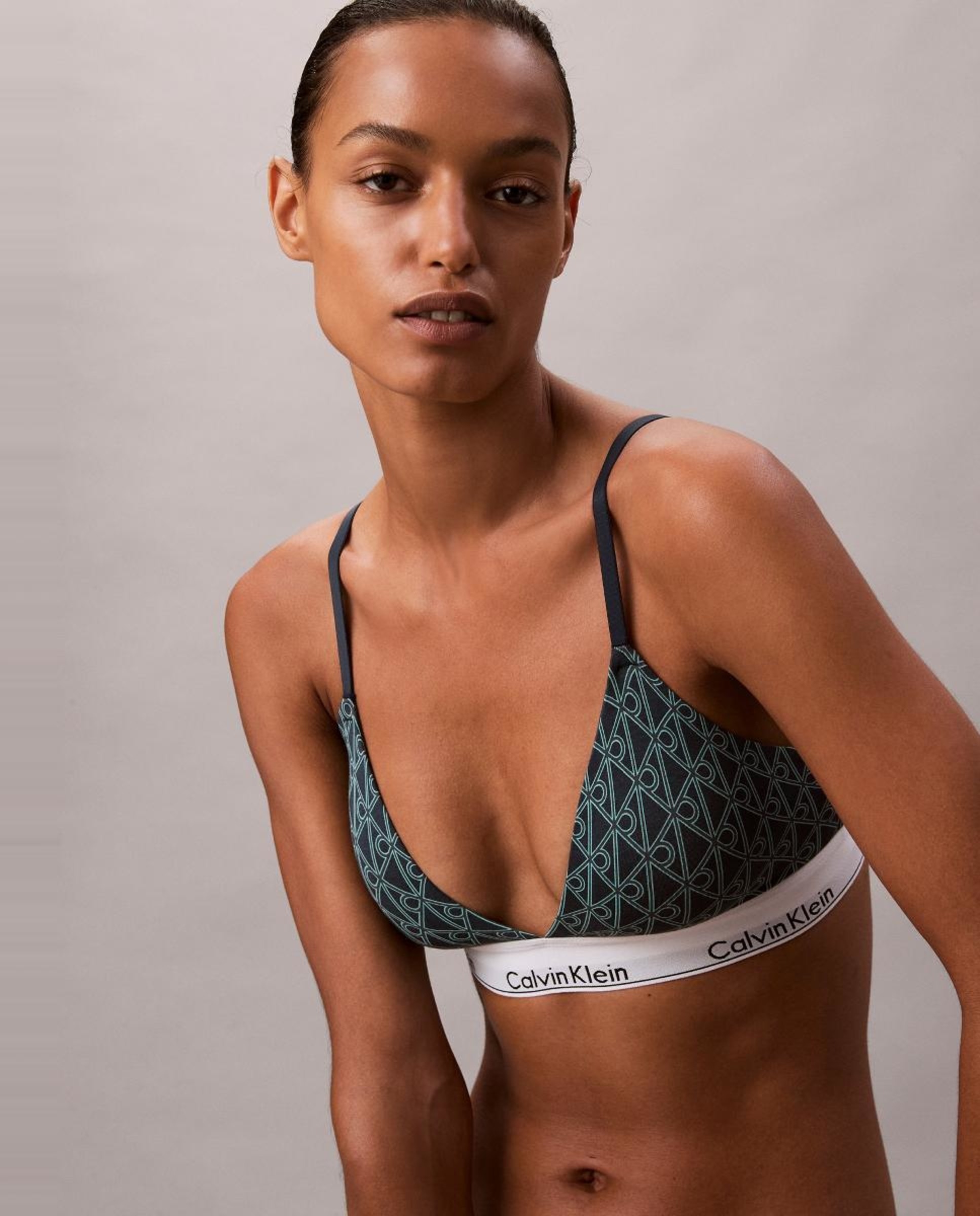 Soutien Triangular Icon Cotton Modal Verde-1