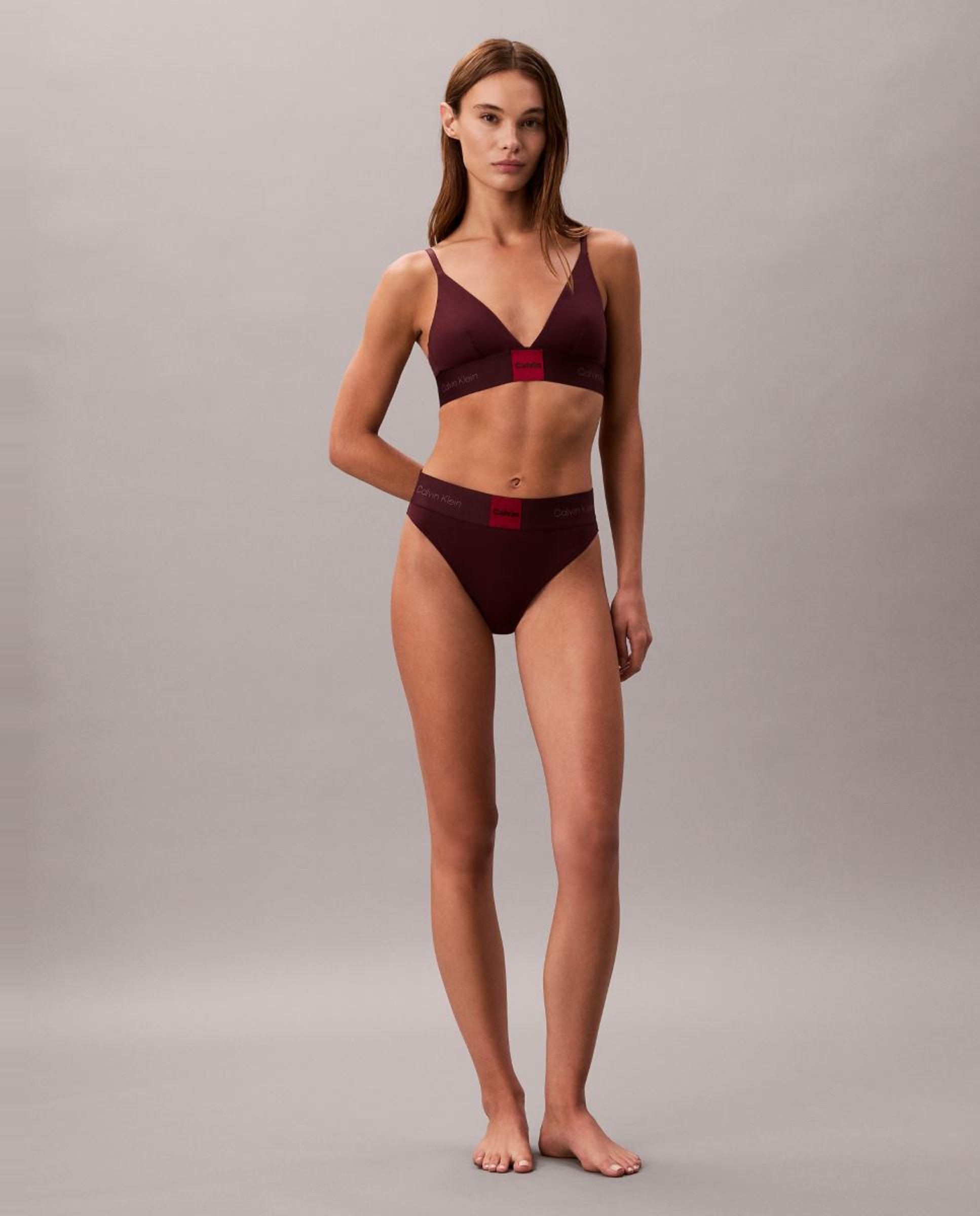 Soutien Triangular Graphic Vermelho-3